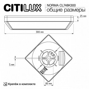 Накладной светильник Citilux Norma CL748K300 в Нытве - nytva.ok-mebel.com | фото 7