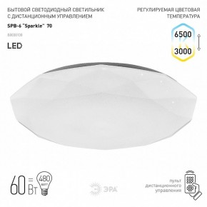 Накладной светильник Эра Классик SPB-6-70-RC Sparkle в Нытве - nytva.ok-mebel.com | фото 2