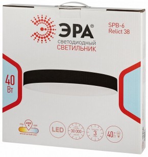 Накладной светильник Эра Relict Relict 38 SPB-6-40 4К BK в Нытве - nytva.ok-mebel.com | фото 6