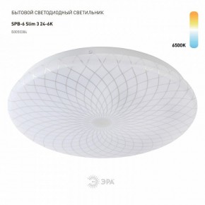 Накладной светильник Эра Slim SPB-6 Slim 3 24-6K в Нытве - nytva.ok-mebel.com | фото 2
