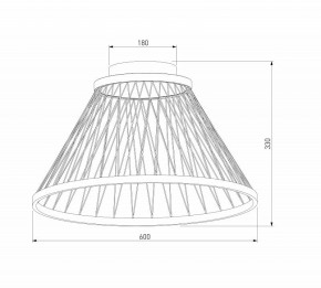 Накладной светильник Eurosvet Cesta 40019/1 LED коричневый в Нытве - nytva.ok-mebel.com | фото 4