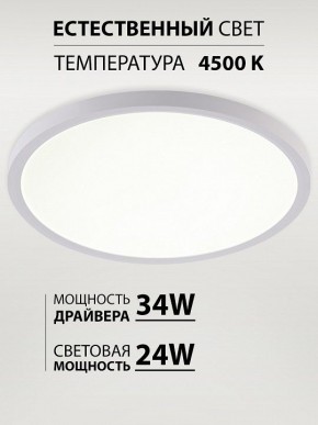 Накладной светильник Natali Kovaltseva PLAIN LED LAMPS 81113/3C в Нытве - nytva.ok-mebel.com | фото 3