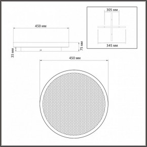 Накладной светильник Sonex Shimmers 7736/60L в Нытве - nytva.ok-mebel.com | фото 8