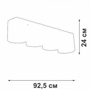 Накладной светильник Vitaluce V2881 V2881-1/4PL в Нытве - nytva.ok-mebel.com | фото 3