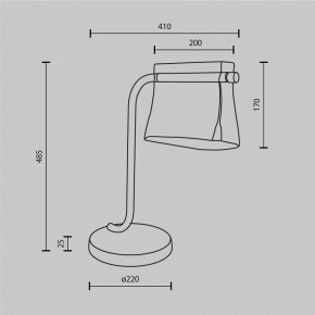 Настольная лампа декоративная Maytoni Cabaret MOD170TL-L8BS3K в Нытве - nytva.ok-mebel.com | фото 7
