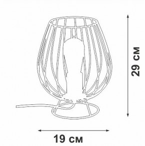 Настольная лампа декоративная Vitaluce V4296 V4296-0/1L в Нытве - nytva.ok-mebel.com | фото 3