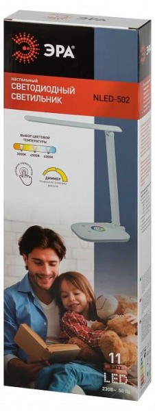Настольная лампа офисная Эра  NLED-502-11W-W в Нытве - nytva.ok-mebel.com | фото 6