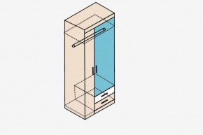 НИКА Н10з Шкаф для одежды в Нытве - nytva.ok-mebel.com | фото 4