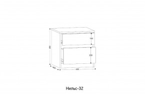 НИЛЬС - 32 Тумба в Нытве - nytva.ok-mebel.com | фото 2