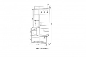 ОЛЬГА-МИЛК Прихожая (модульная) в Нытве - nytva.ok-mebel.com | фото 2