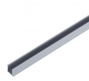 Планка торцевая "П" 4 мм для стеновой панели (алюминий) в Нытве - nytva.ok-mebel.com | фото 1