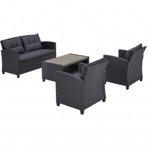 Плетеный комплект мебелис диваном AFM-804G Dark Grey в Нытве - nytva.ok-mebel.com | фото 3