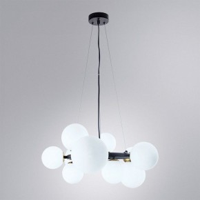 Подвесная люстра Arte Lamp Gemini A2243SP-10BK в Нытве - nytva.ok-mebel.com | фото 3