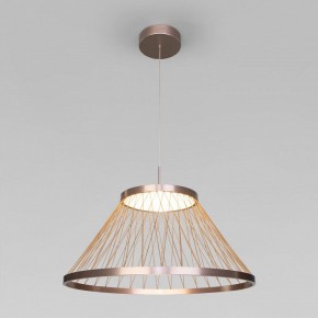 Подвесной светильник Eurosvet Cesta 40017/1 LED коричневый в Нытве - nytva.ok-mebel.com | фото 2
