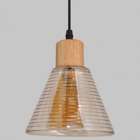 Подвесной светильник Imex MD.5870 MD.5870-1-P-WOOD+BK в Нытве - nytva.ok-mebel.com | фото