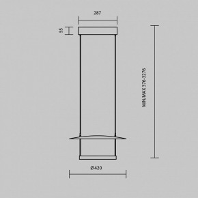 Подвесной светильник Maytoni Ambience MOD280PL-L23B3K1 в Нытве - nytva.ok-mebel.com | фото 4