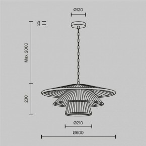 Подвесной светильник Maytoni Costa MOD394PL-01BS1 в Нытве - nytva.ok-mebel.com | фото 5