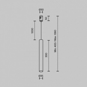 Подвесной светильник Maytoni Focus Led TR155-1-5W3K-BS в Нытве - nytva.ok-mebel.com | фото 4