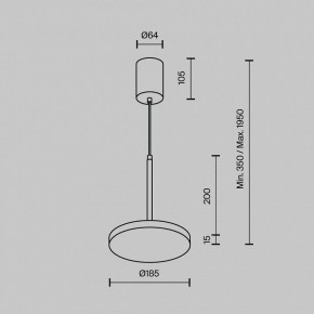 Подвесной светильник Maytoni Plato P076PL-L12W4K-BS в Нытве - nytva.ok-mebel.com | фото 6