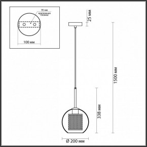 Подвесной светильник Odeon Light Clocky 4939/1 в Нытве - nytva.ok-mebel.com | фото 4