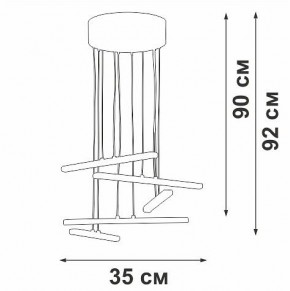 Подвесной светильник Vitaluce V3046 V3046-1/5S в Нытве - nytva.ok-mebel.com | фото 5