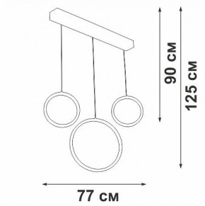 Подвесной светильник Vitaluce V3050 V3050-0/3S в Нытве - nytva.ok-mebel.com | фото 5