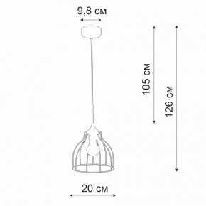 Подвесной светильник Vitaluce V3102 V3102-0/1S в Нытве - nytva.ok-mebel.com | фото 3