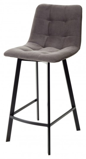 Полубарный стул CHILLI-QB SQUARE графит #14, велюр / черный каркас (H=66cm) М-City в Нытве - nytva.ok-mebel.com | фото