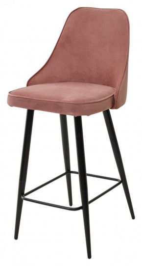 Полубарный стул NEPAL-PB РОЗОВЫЙ #15, велюр/ черный каркас (H=68cm) М-City в Нытве - nytva.ok-mebel.com | фото