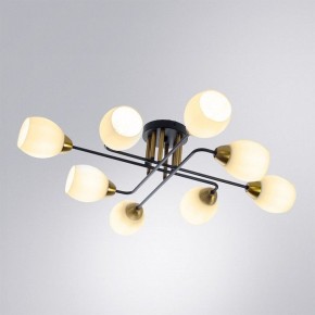 Потолочная люстра Arte Lamp Andrea A8141PL-8BK в Нытве - nytva.ok-mebel.com | фото 2