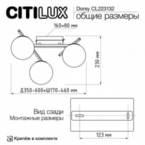 Потолочная люстра Citilux Dorsy CL223132 в Нытве - nytva.ok-mebel.com | фото 12