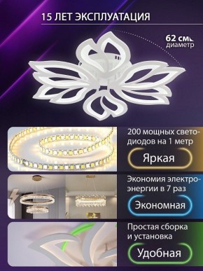 Потолочная люстра Natali Kovaltseva FORTUNA LED LAMPS 81107/6C в Нытве - nytva.ok-mebel.com | фото 5