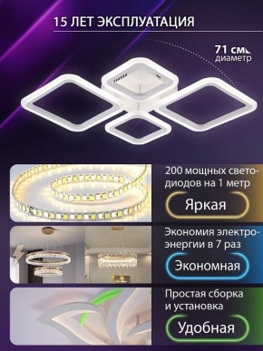 Потолочная люстра Natali Kovaltseva OPTI LED LAMPS 81108/1C в Нытве - nytva.ok-mebel.com | фото 5