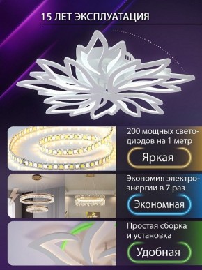 Потолочная люстра Natali Kovaltseva RIF LED LAMPS 81118/6C в Нытве - nytva.ok-mebel.com | фото 5