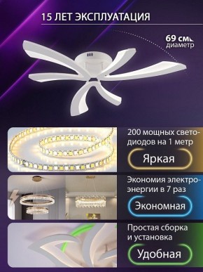 Потолочная люстра Natali Kovaltseva VIO LED LAMPS 81453 в Нытве - nytva.ok-mebel.com | фото 5