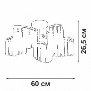 Потолочная люстра Vitaluce V5884 V5884-0/5PL в Нытве - nytva.ok-mebel.com | фото 3