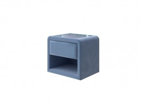 PROxSON Тумба Cube (Ткань: Велюр Shaggy Ocean) 52x41 в Нытве - nytva.ok-mebel.com | фото