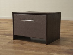 PROxSON Тумба Varna (ЛДСП Венге+экокожа Дуб венге с коричневым) 51x40 в Нытве - nytva.ok-mebel.com | фото
