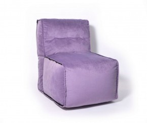 Прямое модульное бескаркасное кресло Комфорт (Фиолет велюр) в Нытве - nytva.ok-mebel.com | фото