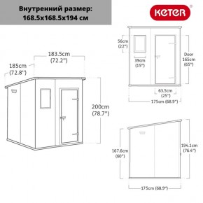 Сарай Манор Пентхаус 6x6 (MANOR PENT 6x6) в Нытве - nytva.ok-mebel.com | фото 3