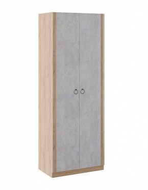 Шкаф 2 двери Глэдис М22 (Дуб Золотой/Цемент светлый) в Нытве - nytva.ok-mebel.com | фото