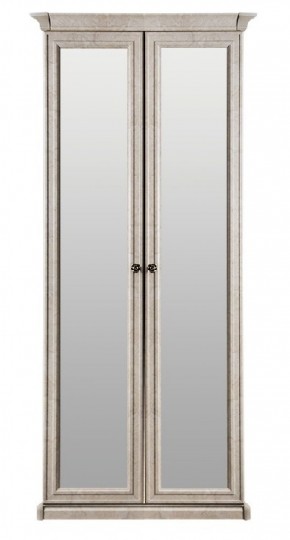 Шкаф 2-х створчатый с Зеркалом Афина (крем корень) в Нытве - nytva.ok-mebel.com | фото