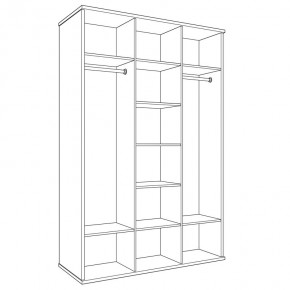 Шкаф 3-х дверный (корпус) Парма Нео в Нытве - nytva.ok-mebel.com | фото 4