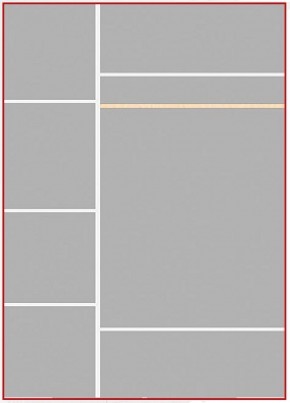 Шкаф 3-х дверный Ольга-1Н для одежды и белья в Нытве - nytva.ok-mebel.com | фото 4