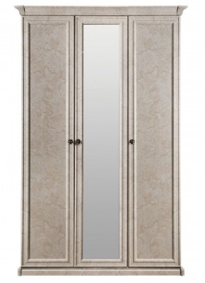 Шкаф 3-х створчатый (2+1) с зеркалом Афина (Крем корень) в Нытве - nytva.ok-mebel.com | фото 3
