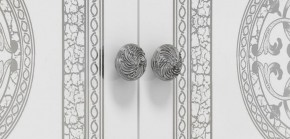 Шкаф 4-х дверный с зеркалами (12.244) Грация (белый/серебро) в Нытве - nytva.ok-mebel.com | фото 2