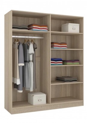 Шкаф 4-х створчатый Леси + Зеркало в Нытве - nytva.ok-mebel.com | фото 4
