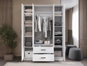 Шкаф 4-х створчатый Титан (белый) в Нытве - nytva.ok-mebel.com | фото 2