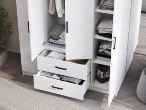 Шкаф 4-х створчатый Титан (белый) в Нытве - nytva.ok-mebel.com | фото 3