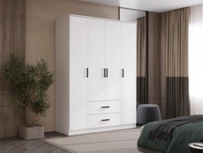 Шкаф 4-х створчатый Титан (белый) в Нытве - nytva.ok-mebel.com | фото 5